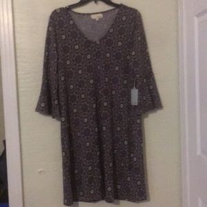 Free flow Deep Sea dress